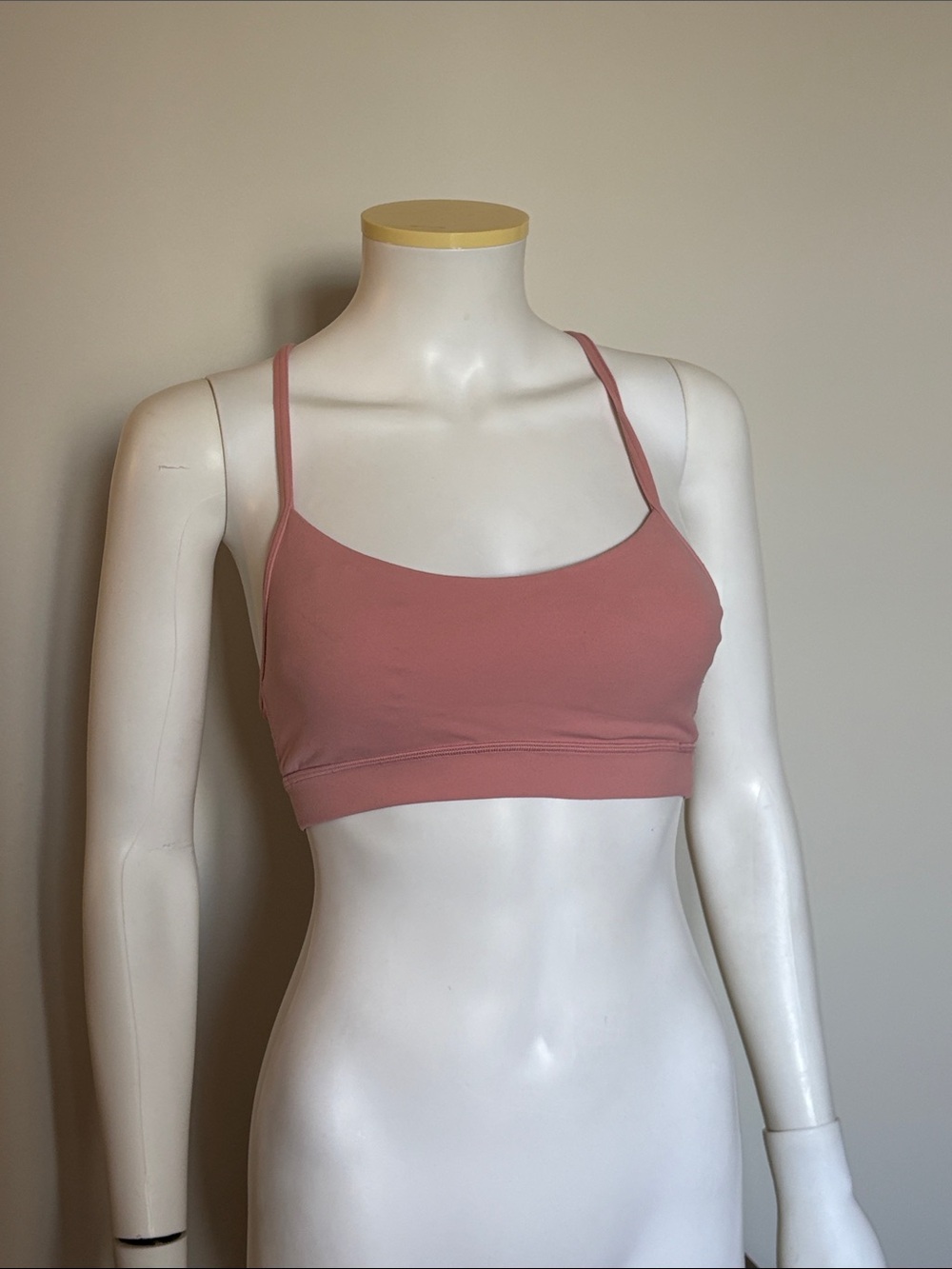 Lululemon Pink Strappy Bra Size 4